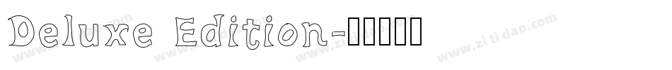 Deluxe Edition字体转换